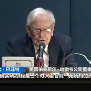 巴菲特:我对人工智能一无所知,AI有很大潜力,你怎么看这样说法?